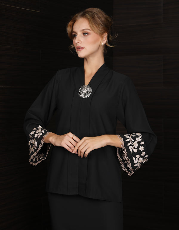 BAJU KEBAYA LETIZIA (BLACK)